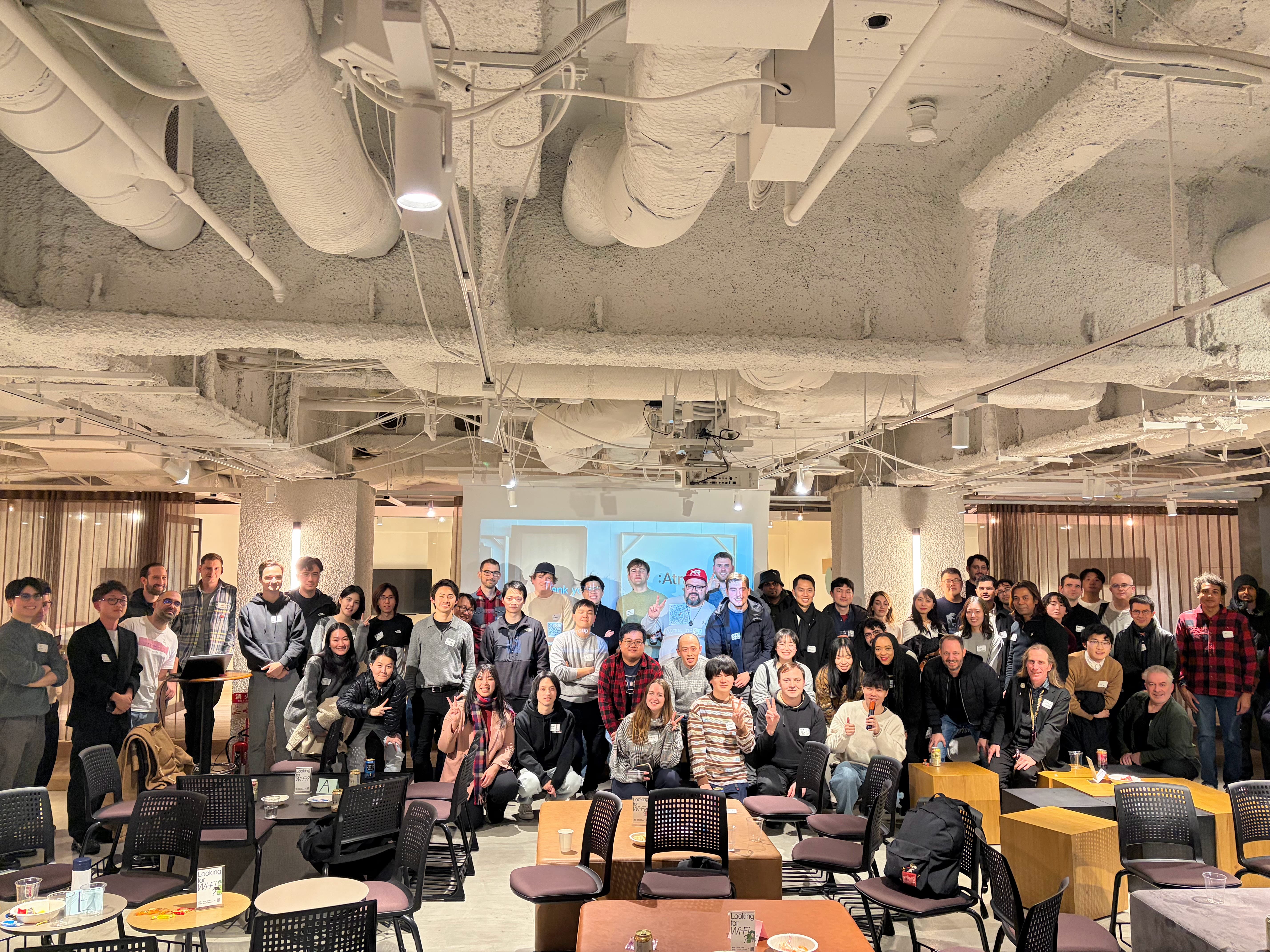 Tech Community Japan event hosted at Atrae